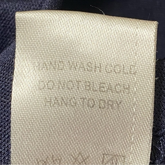 Doe & Rae Boho Ikat Mini Dress Blue White 70s Hippie Festival Style Medium - Picture 5 of 6